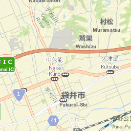 Fukuroi-shi Street Map