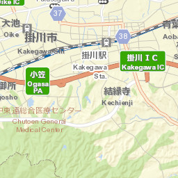 Kakegawa Street Map
