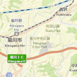 Kikugawa-shi Street Map