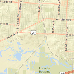 2199 W Daisy L Gatson Bates Dr Little Rock Street Map