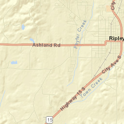 Ripley Street Map