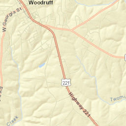 Woodruff Street Map