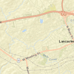 Lancaster Mill Street Map