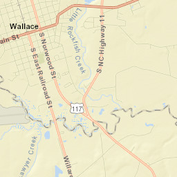 Wallace Street Map