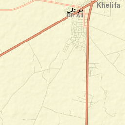 Bir Ali Ben Khalifa Street Map