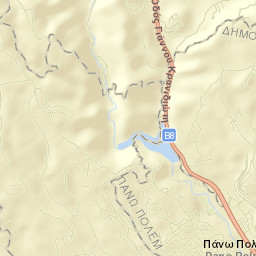 Páno Polemídia Street Map