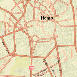 Homs Street Map