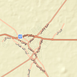 Komijan Street Map
