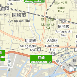 Amagasaki Shi Street Map