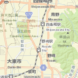 Daitōchō Street Map