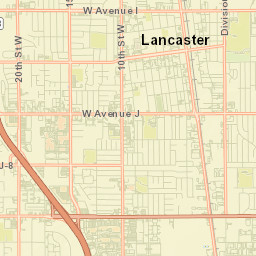 Lancaster Street Map