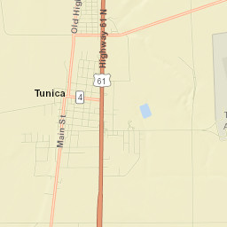Tunica Street Map