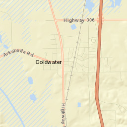 Coldwater Street Map