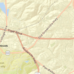 123-191 Gantt Street, Clemson, SC 29631 Street Map