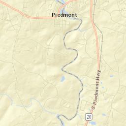 Piedmont Street Map