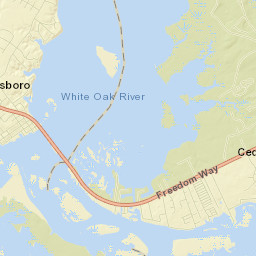 Swansboro Street Map