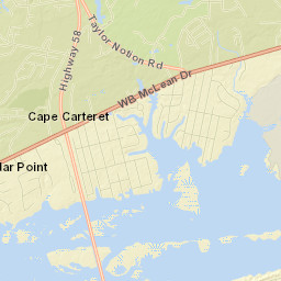 Cedar Point Street Map