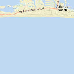 Atlantic Beach Street Map