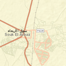 Souq Larb’a al Gharb Street Map