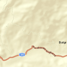 Battagram District Street Map