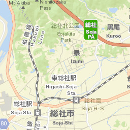 Sōja Street Map