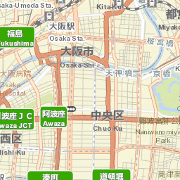 Osaka Street Map