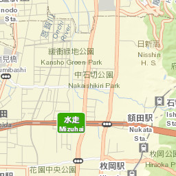 Higashiōsaka Shi Street Map