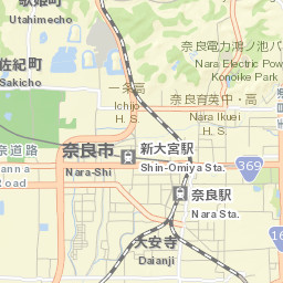 Nara-shi Street Map