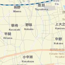 Iwata Street Map