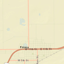 Friona Street Map