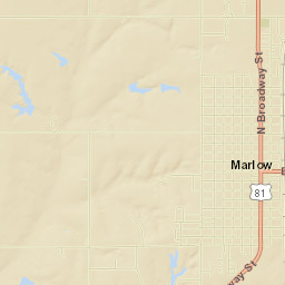 100-148 North 2nd Street, Marlow, OK Street Map