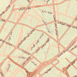 Qom Street Map