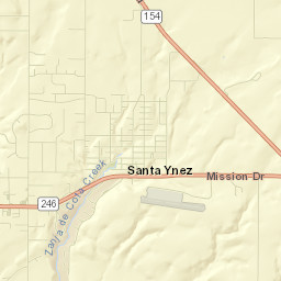 Santa Ynez Street Map