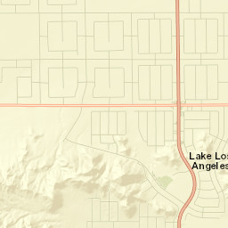 Lake Los Angeles Street Map