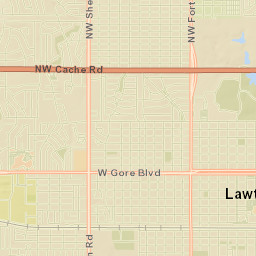 1-59 Southwest Sheridan Road, Lawton Street Map