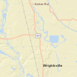 Wrightsville Street Map
