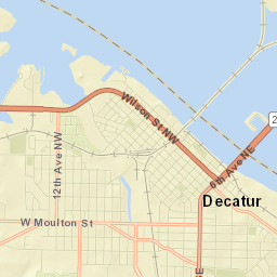 Decatur Street Map