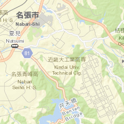 Nabari-shi Street Map