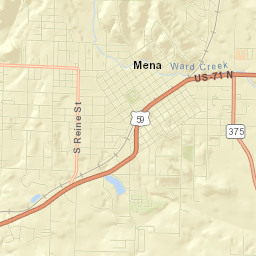 Mena Street Map