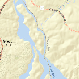 Great Falls Street Map