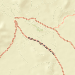 Paghmān Street Map