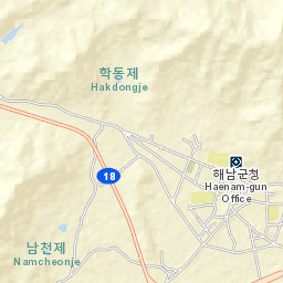 Haenam Street Map
