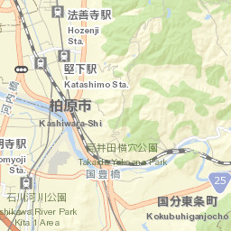 Kashiwara-shi Street Map