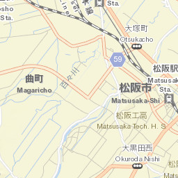 Matsuzaka-shi Street Map