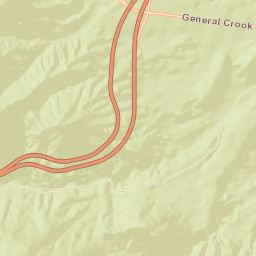 Interstate 17, Prescott National Forest, Camp Verde Street Map
