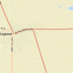 England Street Map