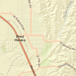 West Helena Street Map