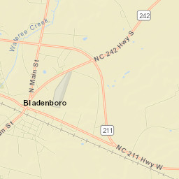 Bladenboro Street Map