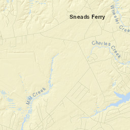 Sneads Ferry Street Map