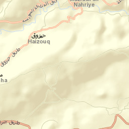 Caza de Aakkar Street Map